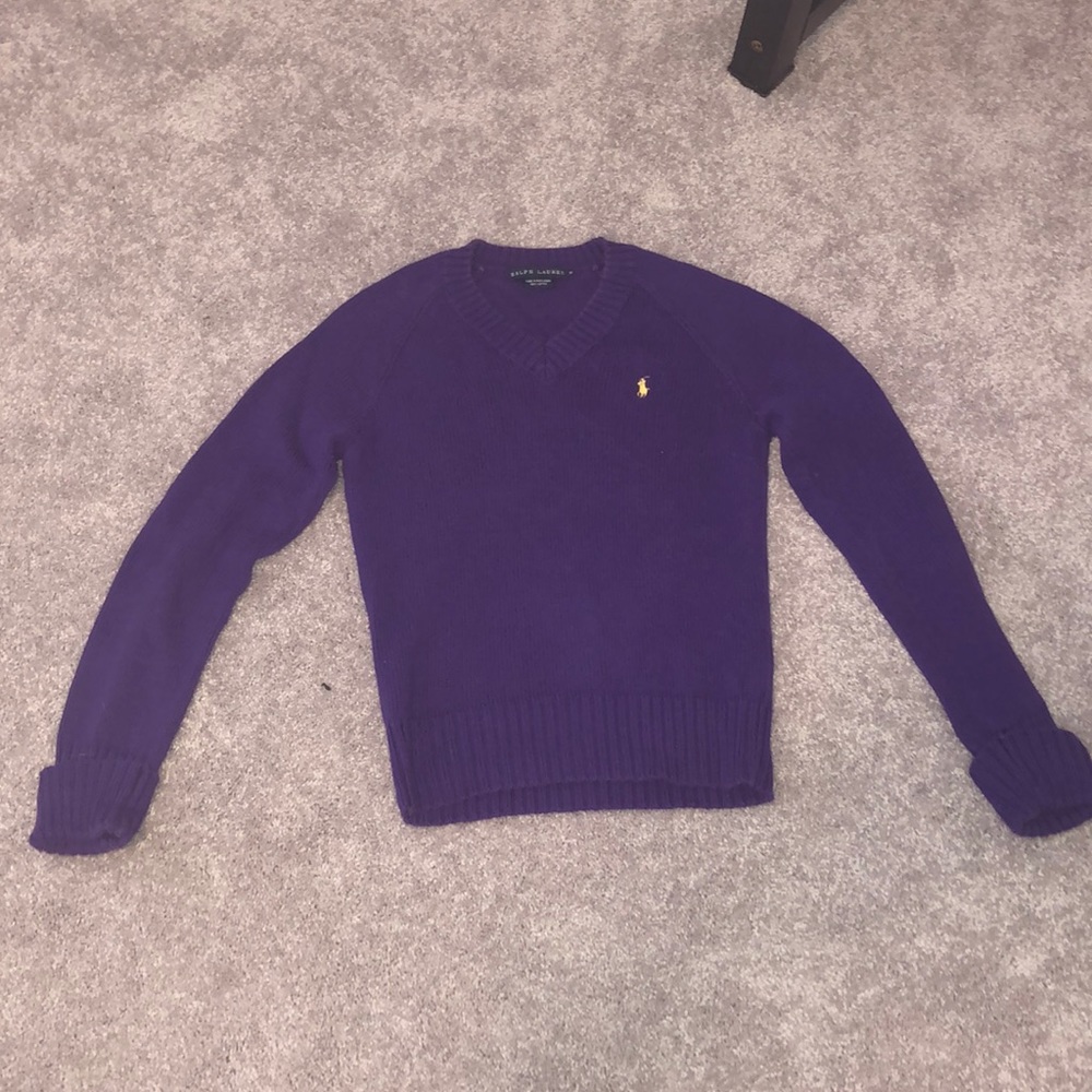 Purple Ralph Lauren Polo Sweater in size M